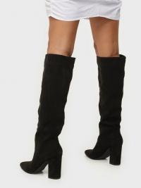 NLY Shoes Wide Knee High Boot Svart