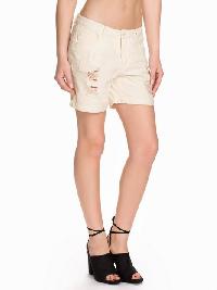 Shorts - Snow White Vero Moda Vmadele Color Destroy Shorts