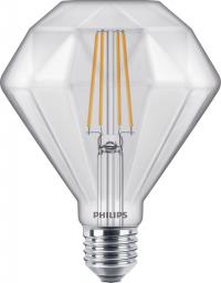 Philips Classic LEDbulb Vintage E27 Diamond 5W 827 | Extra Warm White - Dimmable - Replaces 40W