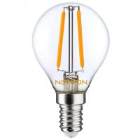 Noxion Lucent filament LED Lustre P45 E14 2.7W 827 | Extra varm hvit - erstatter 25W