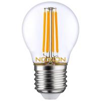 Noxion Lucent filament LED Lustre P45 E27 4W 827 | Extra varm hvit - erstatter 40W