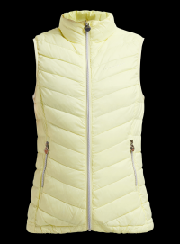 Light Down Vest, Powder Yellow