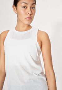 Clara Loose Singlet, White