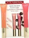 Clarins Instant Light Lip Perfector Duo 2 x 12ml - 01 Rose Shimmer + 02 Apricot Shimmer