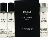 Chanel Bleu de Chanel Gavesett 3 x 20ml EDP Påfyll