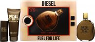 Diesel Fuel For Life Gavesett 75ml EDT + 100ml Dusjsåpe + 50ml Dusjsåpe