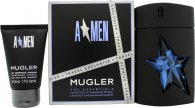 Thierry Mugler A*Men Gavesett 100ml EDT Refillable + 50ml Shower Gel
