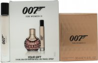 James Bond 007 for Women II Gavesett 30ml EDP + 7.4ml EDP