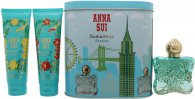 Anna Sui Romantica Exotica Gavesett 50ml EDT + 100ml Body Lotion + 100ml Shower Gel + Musikk Boks