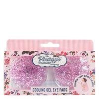 The Vintage Cosmetic Company Cooling Gel Eye Pads Pink Glitter