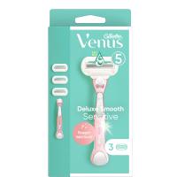 Venus Deluxe Smooth Sensitive Rose Gold H+3 Blades