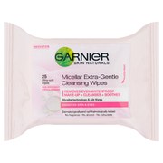 Garnier Skin Naturals Micellar Extra-Gentle Cleansing Wipes (25 pakning)