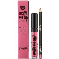 Barry M Cosmetics Matte Me Up Metallic Lip Kit (Various Shades) - Allure