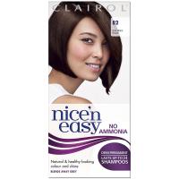 Clairol Nice'n Easy Semi-Permanent Hair Dye with No Ammonia (Various Shades) - 82 Dark Warm Brown