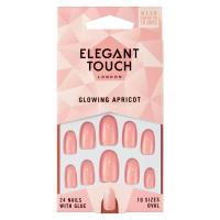 Elegant Touch Glowing Apricot Nails