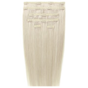 Beauty Works Double Hair Set 18 Inch Clip-In Hair Extensions (Various Shades) - Pure Platinum 60a