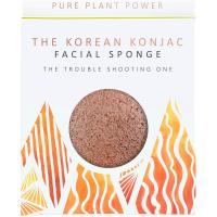 The Konjac Sponge Company The Elements Fire Facial Sponge - Purifying Volcanic Scoria 30 g