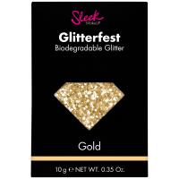 Sleek MakeUP Glitterfest Biodegradable Glitter – Gold 10 g