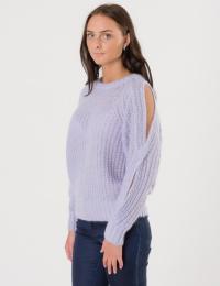 Little Remix Vicki Off-shoulder Sweater Lilla Gensere/Cardigans för Jente