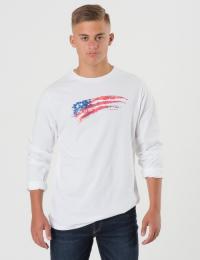 Ralph Lauren FLAG TEE Hvit T-shirt/Singlet för Gutt