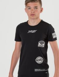 Vingino IGNAT T-SHIRT Svart T-shirt/Singlet för Gutt