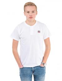 MarQy Classic Lisburn SS Grandpa Hvit T-shirt/Singlet för Gutt