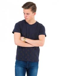 Perrelli Street Wear Walton SS Tee Blå T-shirt/Singlet för Gutt