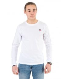 MarQy Classic Ripon LS Tee Hvit T-shirt/Singlet för Gutt