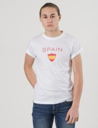 MarQy Spain SS Tee Hvit T-shirt/Singlet för Gutt