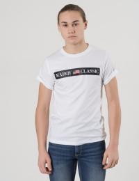 MarQy Classic Brody SS Tee Hvit T-shirt/Singlet för Gutt