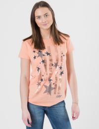 Tommy Hilfiger BRIGHT STARS TEE Orange T-shirt/Singlet för Jente