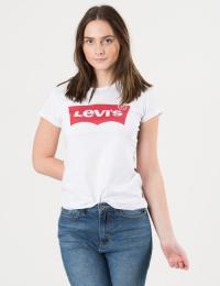 Levis SS TEE NOS BAT Hvit T-shirt/Singlet för Jente