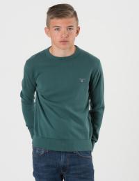 Gant LT WT COTTON CREW Grønn Gensere/Cardigans för Gutt