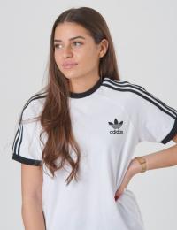 Adidas Originals, 3STRIPES TEE, Hvit, T-shirt/Singlet för Jente, 140