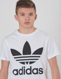 Adidas Originals, TREFOIL TEE, Hvit, T-shirt/Singlet för Gutt, 134