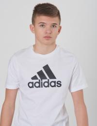 Adidas Performance, YB MH BOS T, Hvit, T-shirt/Singlet för Gutt, 176 cm