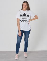 Adidas Originals, TREFOIL TEE, Hvit, T-shirt/Singlet för Jente, 134