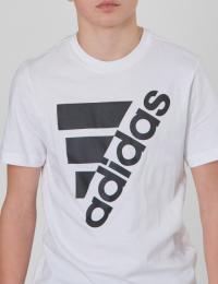 Adidas Performance, YB MH BOS T2, Hvit, T-shirt/Singlet för Gutt, 152 cm