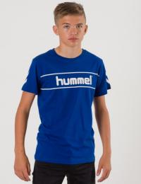 Hummel, HMLJAKI T-SHIRT S, Blå, T-shirt/Singlet för Gutt, 128 cm