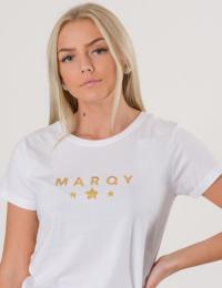 Marqy Girl, AMIRA SS TEE, Hvit, T-shirt/Singlet för Jente, 158-164