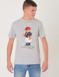 Ralph Lauren, BEAR TEE, Grå, T-shirt/Singlet för Gutt, XL