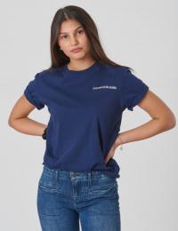 Calvin Klein, CHEST LOGO REGULAR TEE, Blå, T-shirt/Singlet för Jente, 16 år