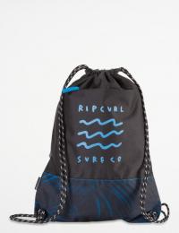 Rip Curl, DRAWCORD GLOW WAVE BAG, Blå, Vesker/ryggsekker för Unisex, One size