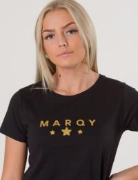 Marqy Girl, AMIRA SS TEE, Svart, T-shirt/Singlet för Jente, 158-164