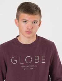 Globe, Boys Mod IV Crew, Rød, Gensere/Cardigans för Gutt, 16 år