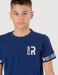 Retour, Harvey T-shirt, Blå, T-shirt/Singlet för Gutt, 15-16 år