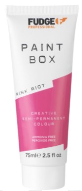 Fudge Paint Box Creative Semi-Permanent Colour Pink Riot 75 ml