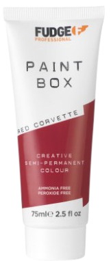 Fudge Paint Box Creative Semi-Permanent Colour Red Corvette 75 ml