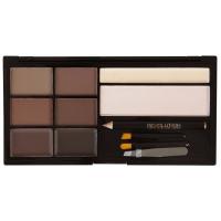 Makeup Revolution The Ultimate Brow Enhancing Kit 19 gr - Medium To Dark