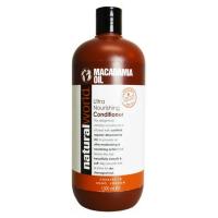 Natural World Macadamia Oil Ultra Nourishing Conditioner 1000 ml Uden Pumpe